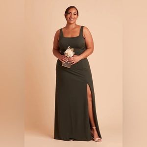 NWT Birdy Grey Alex Convertible Dress in Crepe Olive